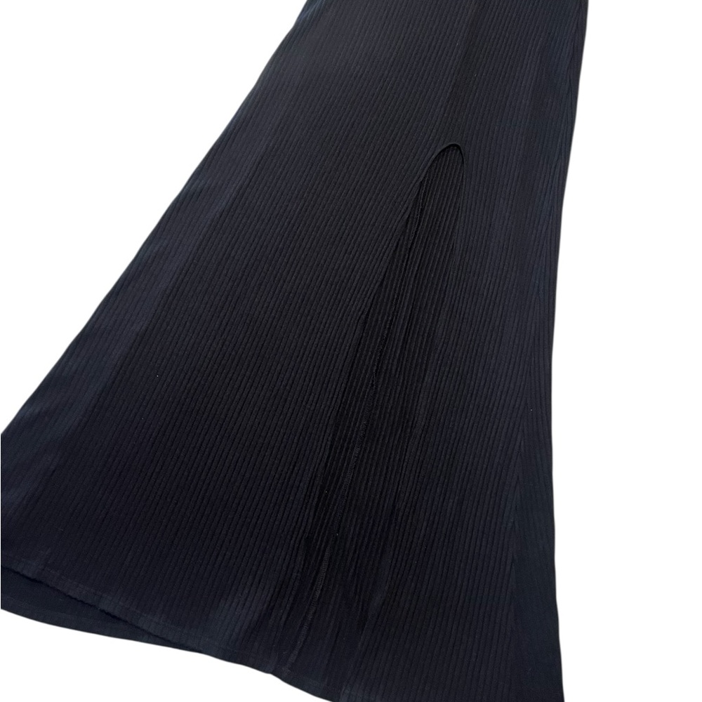 Reformation Black Sleeveless Midi Dress with Side Slit - Picture 5 of 8